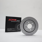 2 X KPR HT4000 4S SLOT ROTOR FRONT FIT TOYOTA LAND CRUISER J200 / VDJ200 /UZJ200 KP42722S (DBA42722S)