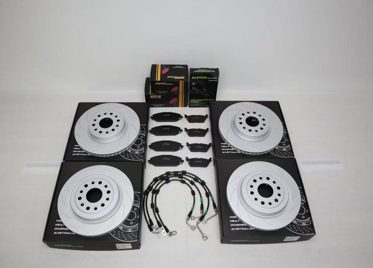 KPR FULL BRAKE UPGRADE KIT BRAKE (FRONT + REAR) ROTOR/PADS + BRAKE LINE KIT fits GWM TANK 300 (F/R)  WITH BREMBO Brake Fluid