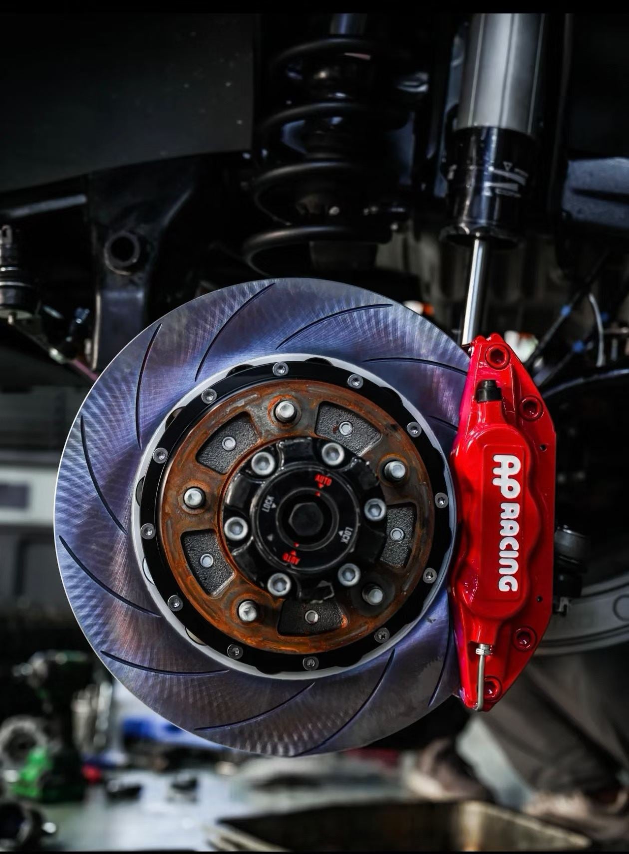 2X KPR HT5S High Carbon Performance Disc Rotors - Flat Discs pair to replace AP Racing Calipers Big Brake Kit 355 x 32mm