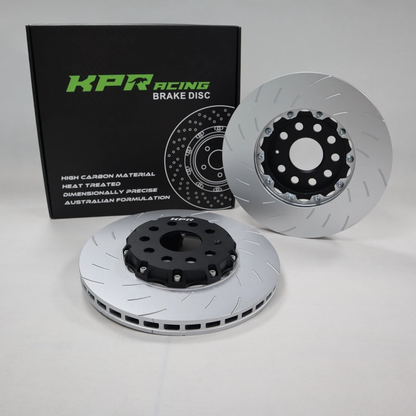 2x KPR HIGH PERFORMANCE 2-piece Direct Replacement Brake Rotors HT6S FIT AUDI TTRS 370MM X 34MM