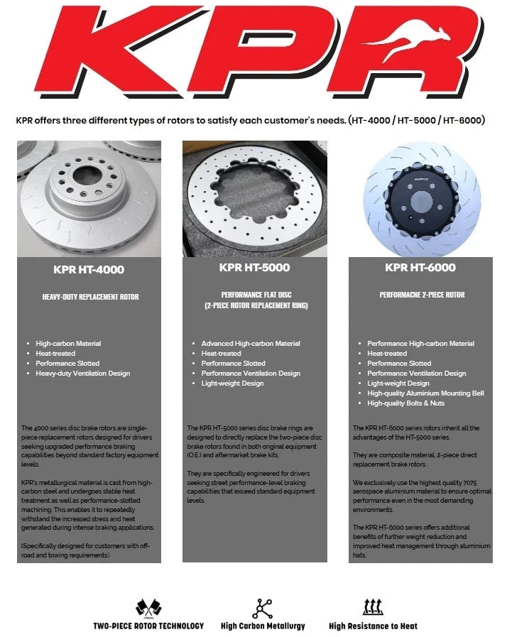 2 X KPR PRO SLOT BRAKE ROTOR REAR 312MM FIT TOYOTA LANDCRUISER J70 / J100 VDJ76 78 79