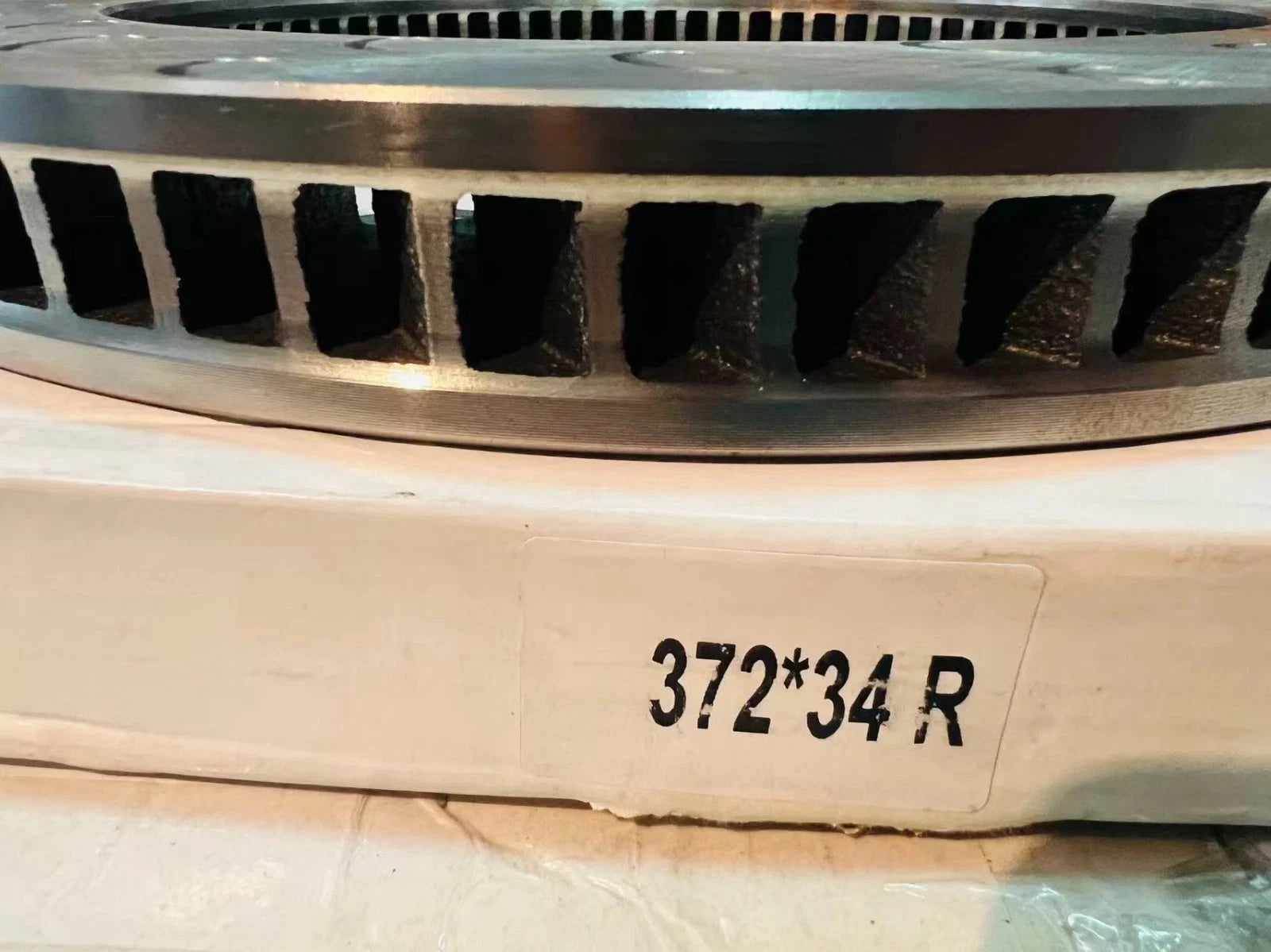 2xPRO FLAT DISC ROTOR 372 X 34MM J-hook slot REPLACEMENT AP RACING BIG BRAKE KIT