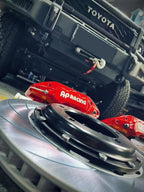 REAR- AP Racing CP9202 CALIPERS + KPR PERFORMANCE SLOTTED  ROTORS Big brake Upgrade kit SUIT LANDCRUISER