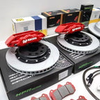 REAR- AP Racing CP9202 CALIPERS + KPR PERFORMANCE SLOTTED  ROTORS Big brake Upgrade kit SUIT LANDCRUISER