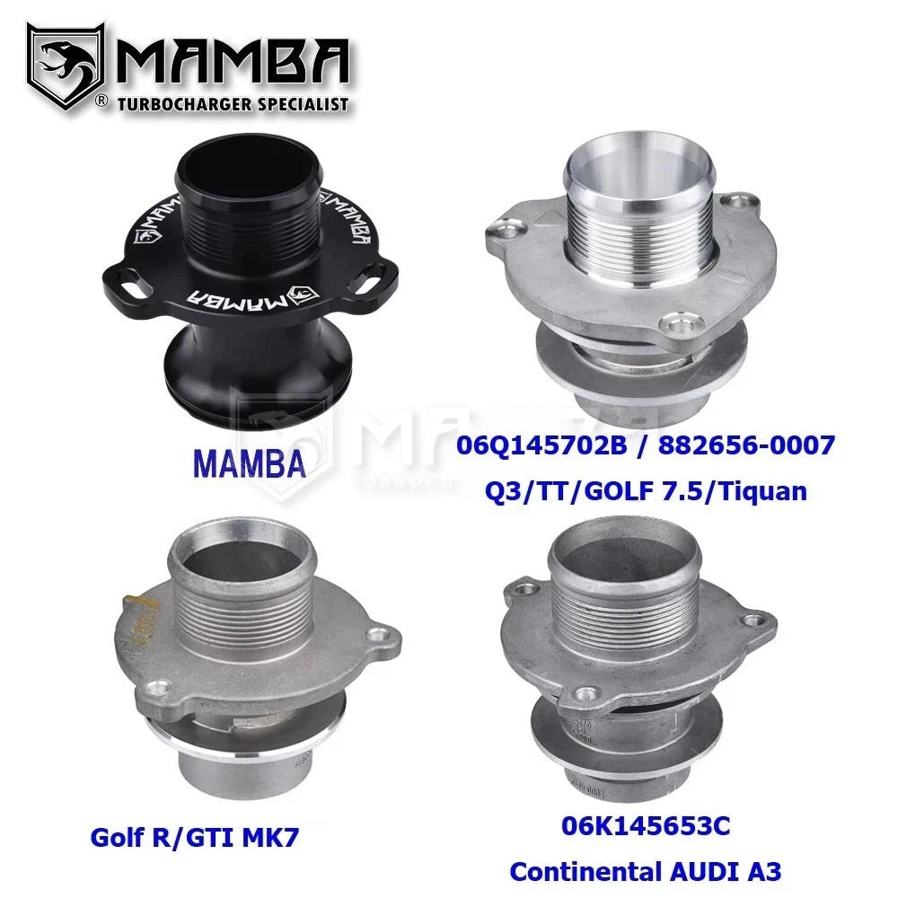 +10HP Turbo Cover Muffler Connecting Delete EA888 AUDI A3 /GOLF MK7.5 Q3 TT