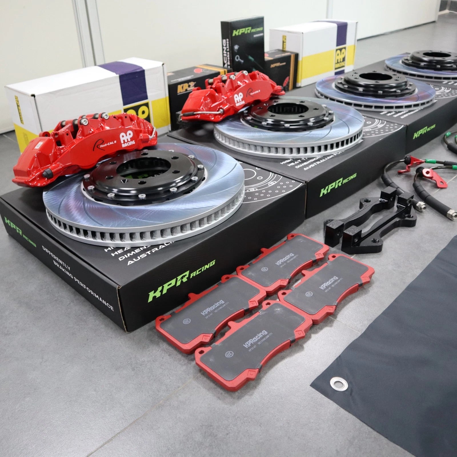 AP RACING Front + Rear Caliper 6POT/4POT  + 380mm/355MM Rotors FOR Big brake kit FITS FALCON FORD BA BF FG XR6 XR8