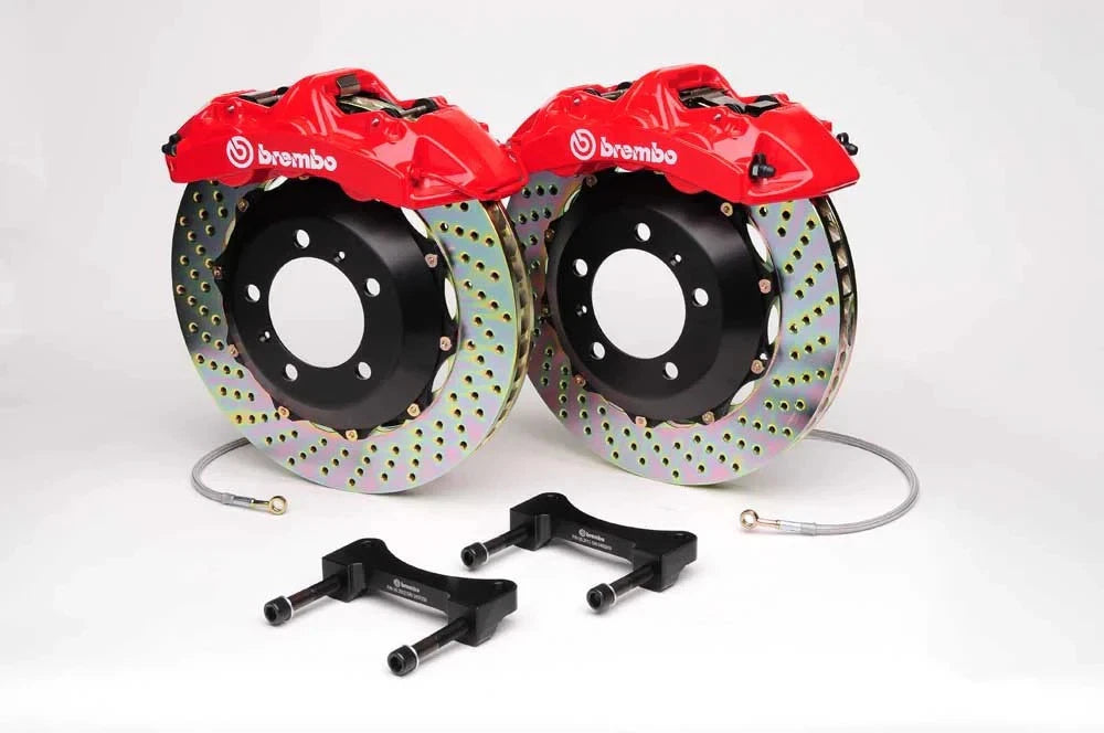 4x Genuine Brembo GT BRAKE CALIPERS (6 pot + 4 pot) (GT6 + GT4) front + rear PERFORMANCE CALIPERS