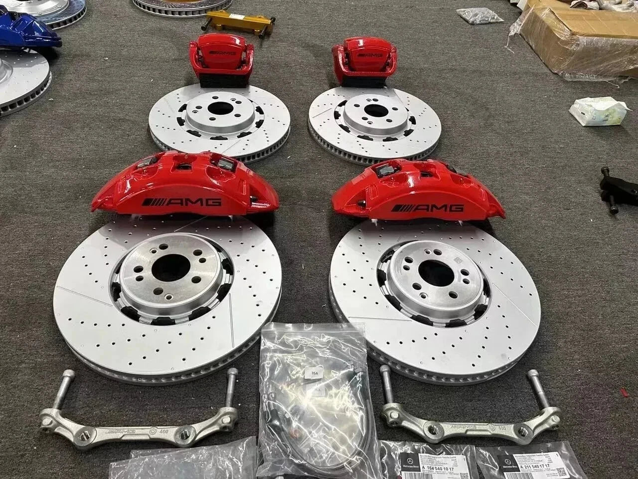 BREMBO/AMG Caliper + ROTOR + Pads Full Brake Kit For AMG G55/G63 /GLE /GLS (167)
