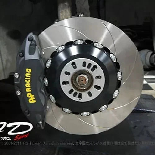 AP Racing CP7040 BLACK 6POT CALIPER + 355MM ROTOR -FULL FRONT- BRAKE KIT FOR AUDI A3 S3 / VW GOLF MK7 MK8 MK6